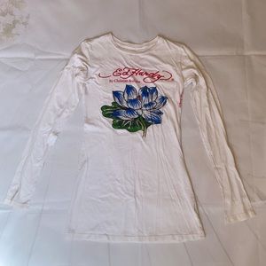 ✨ Ed Hardy Lotus Top!